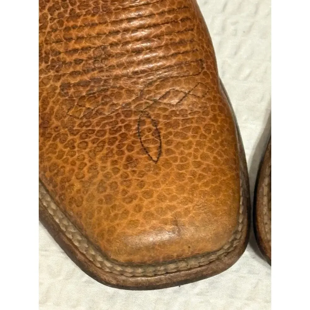 Cody James Handcrafted Mexico Bison Print Leather Western Cowboy Boots Men’s 7D